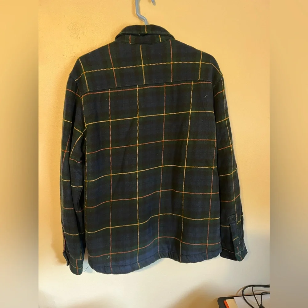 Men’s H&M Sherpa Lined Flannel Jacket - Picture 5 of 9